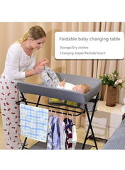 【KSA STOCK】 Portable foldable waterproof baby changing table with wheels for infants LK075 - Nimall