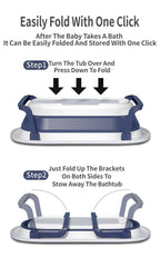 [KSA STOCK]Foldable baby bath tub LK088 - Nimall