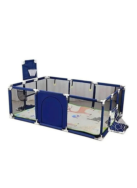Large Stainless Steel Foldable Playpen LK082 - Nimall