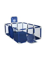 [KSA STOCK]Large Stainless Steel Foldable Playpen LK082 - Nimall