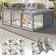 Large Baby Playpen, Baby Playard for Babies and Toddlers LK027 - Nimall