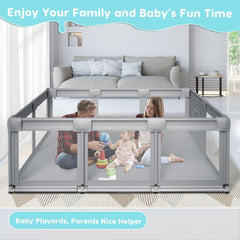 Large Baby Playpen, Baby Playard for Babies and Toddlers LK027 - Nimall