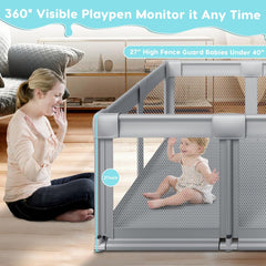 Large Baby Playpen, Baby Playard for Babies and Toddlers LK027 - Nimall