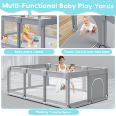 Large Baby Playpen, Baby Playard for Babies and Toddlers LK027 - Nimall