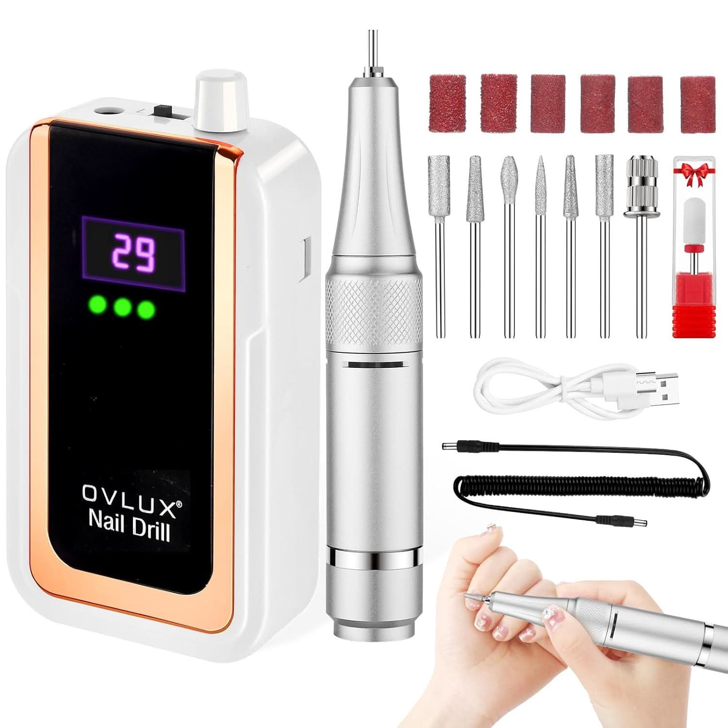 Lcd Display Professional Nail Drill OV004 - Nimall