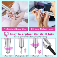 Lcd Display Professional Nail Drill OV004 - Nimall