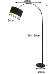 LED floor lamp with bulb NH018 AL193 - Nimall