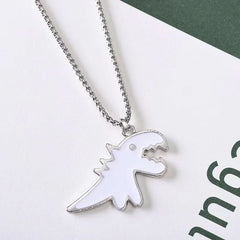 Little dinosaur couple necklace - Nimall