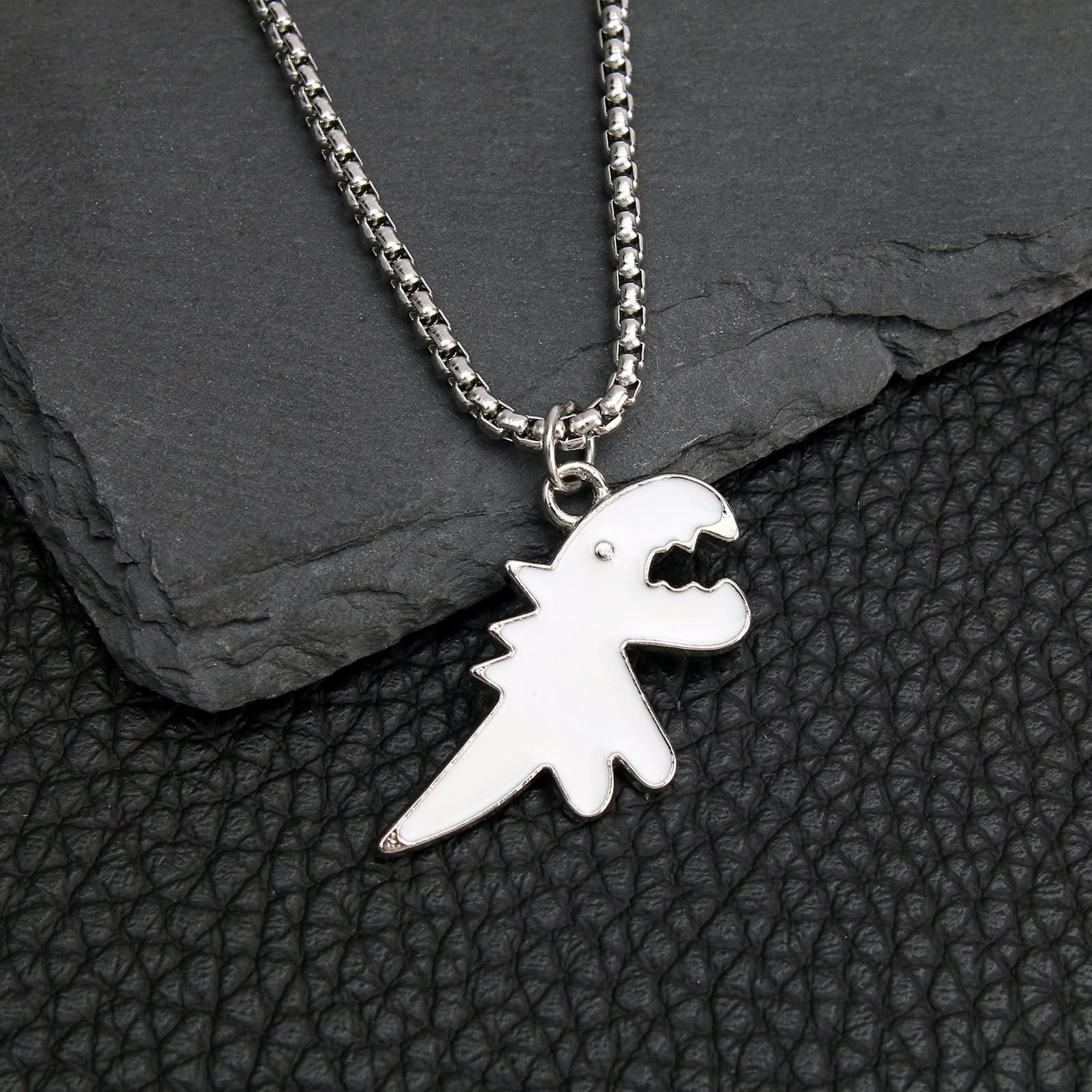 Little dinosaur couple necklace - Nimall