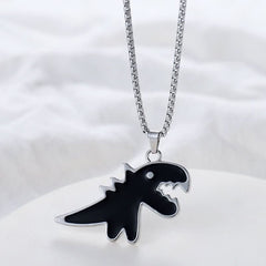 Little dinosaur couple necklace - Nimall