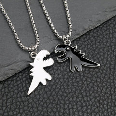 Little dinosaur couple necklace - Nimall