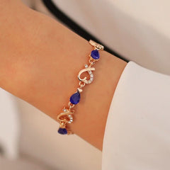 Love jewelry hollow temperament flower diamond lady bracelet - Nimall