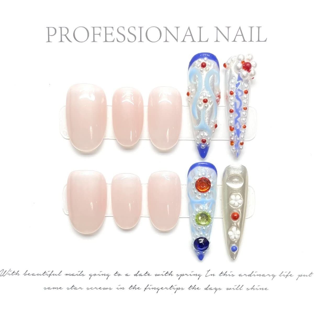 Luxury court armor, purely handmade wear, manicure armor, concubine Xi returns to the palace, decent nail, fake nails - Nimall