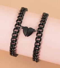 Magnetic couple bracelet peach heart bracelet - Nimall