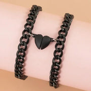 Magnetic couple bracelet peach heart bracelet - Nimall