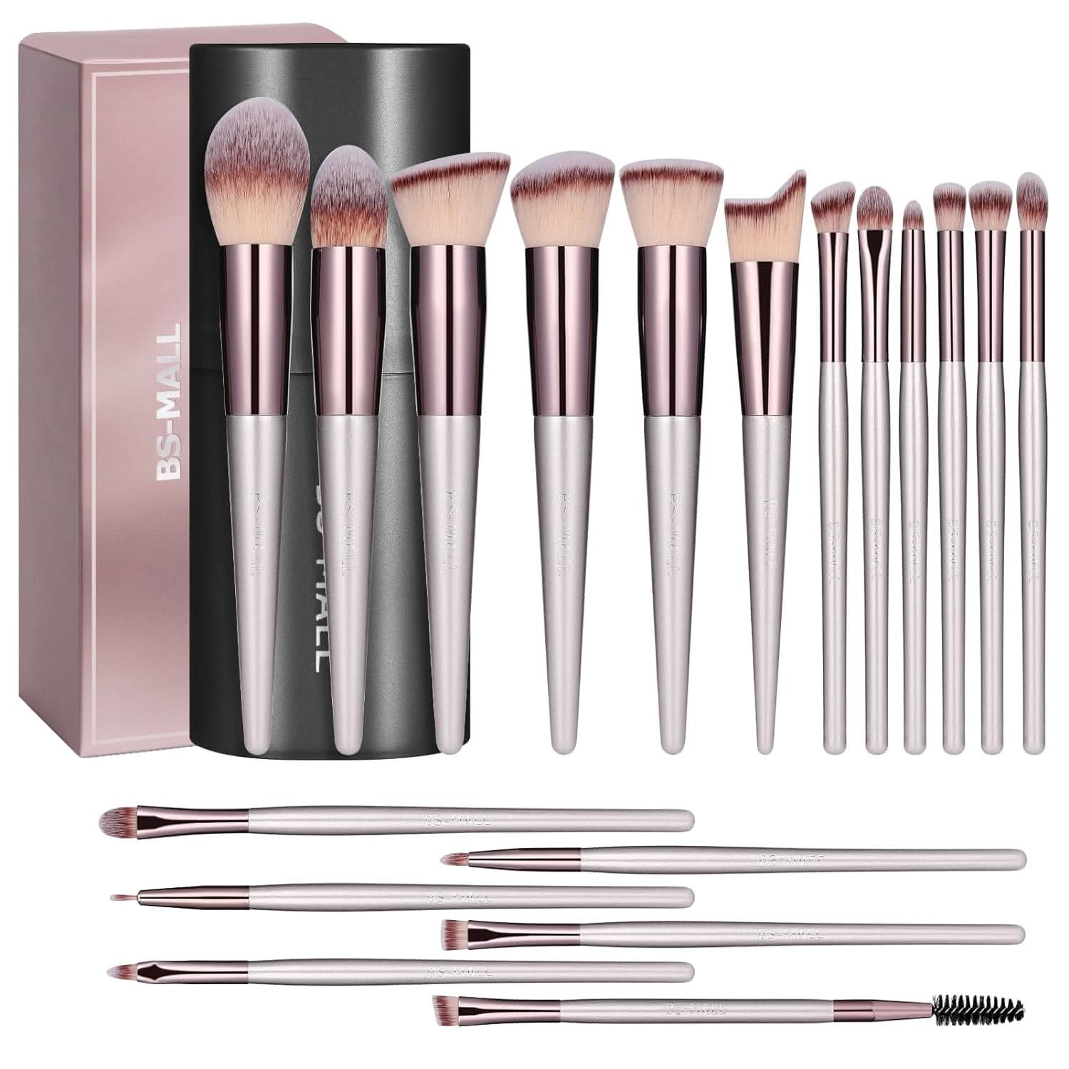 Makeup Brush Set 18 Pieces High Quality Foundation Brushes AL120 - Nimall