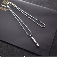 Men's and women's hip hop titanium steel necklace pendant - Nimall