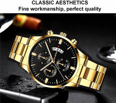 Men's casual sports quartz Classic watch EL023 - Nimall