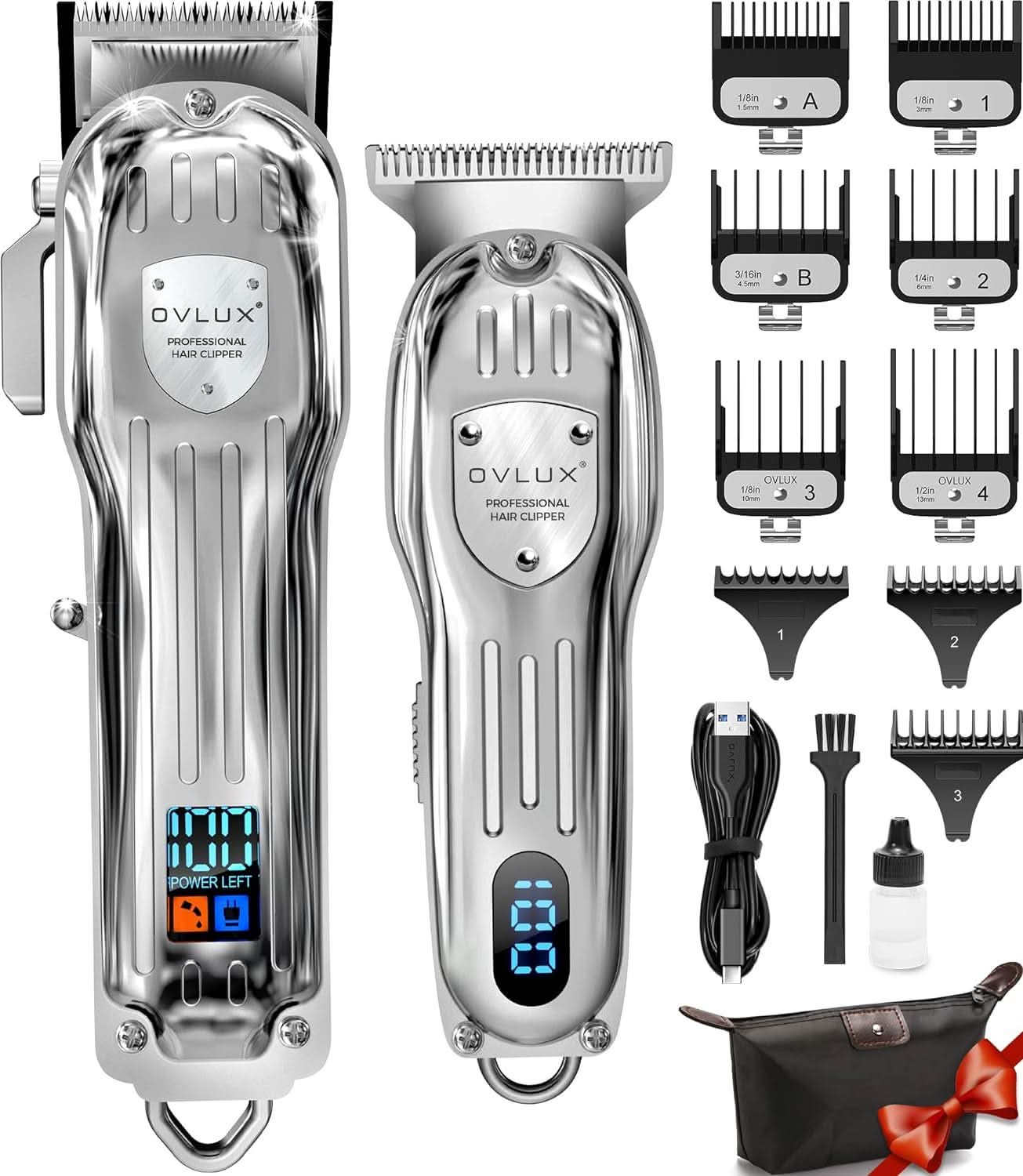 Men's Professional Cordless Hair Clipper Set OV007 - Nimall