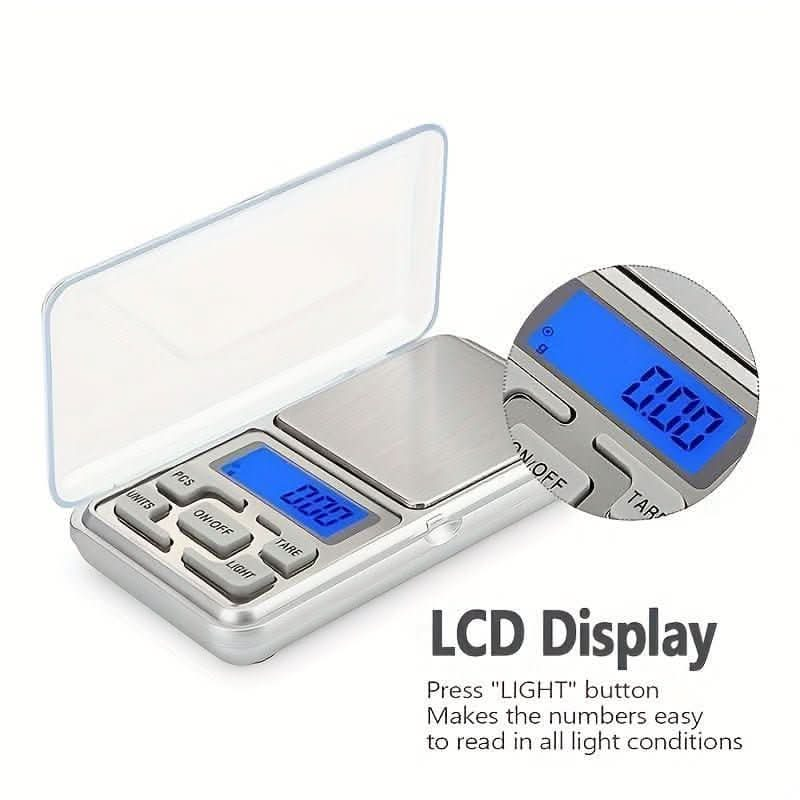 Mini Electronic Scale family pack High - precision Jewelry Scale Portable Small Food Scale Jewelry Golden Weighing Small Gram Scale - Nimall