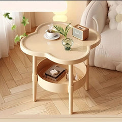 Modern White Bedside Table Compact Space - Saving Design - Nimall