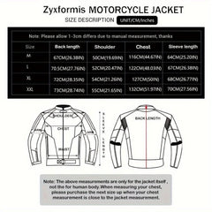 Motorcycle Jacket Motorbike Biker Waterproof Jackets Windproof Full Body Gear With Armor Foam Padding Summer Winter For Men - Nimall