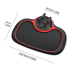 Multi - Functional Car Anti - Slip Mat & Phone Mount, 360°rotating Swan Bracket.Silicone Dashboard Car Pad Mat, Instrument Panel Bracket Anti - Slip Mat - Nimall