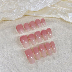 Nail Art Wearing Nail Patch Pure Desire Whitening Peach Blush Wearing Nail Art Patch - Nimall