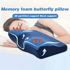 Neck Cervical Pillow, Massage Physiotherapy Pillow, Memory Foam Butterfly Shaped Pillows - Nimall