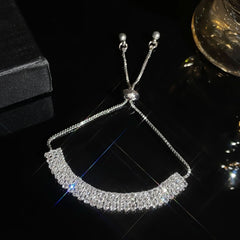 New row diamond bracelet female ins style - Nimall