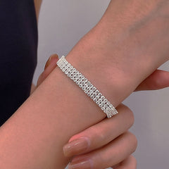 New row diamond bracelet female ins style - Nimall