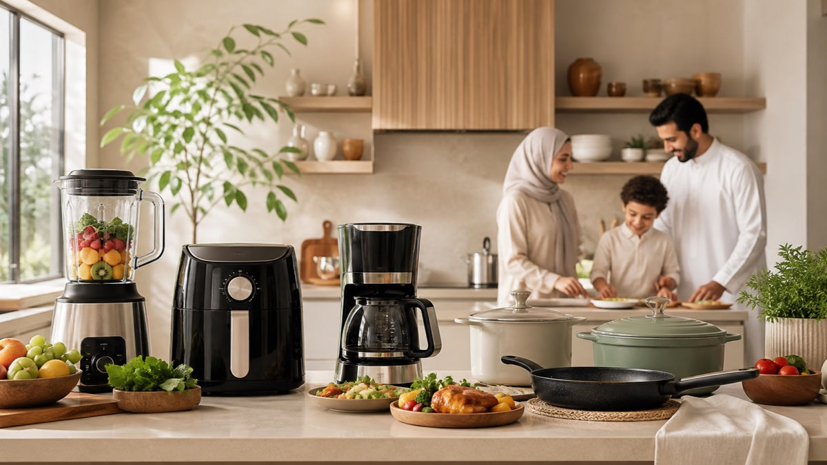 Family kitchen and appliances