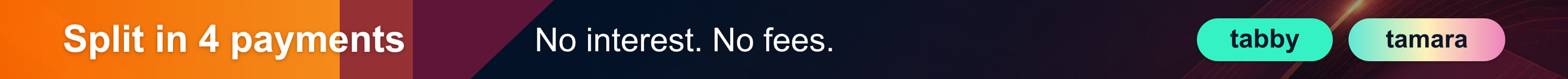 Nimall split in 4 payments desktop banner
