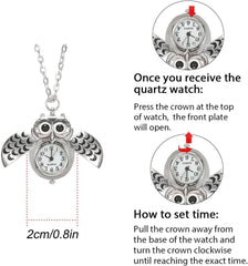 Novelty Owl Pocket Classic Watch EL036 - Nimall