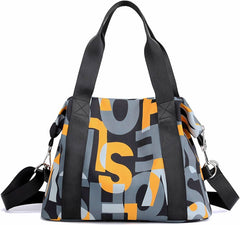 Nylon Handbag with Letters Large Capacity AL221 - Nimall