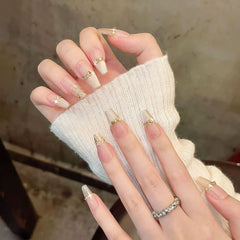 Original handmade wear manicure gradual change cat eye smile versatile white light luxury - Nimall