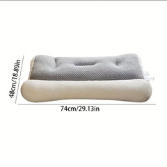 Orthopedic Reverse Traction Pillow Protects Cervical Vertebra Single Neck Pillow Machine Washable 48X74cm - Nimall