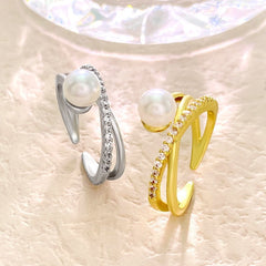 Pearl ring woman - Nimall