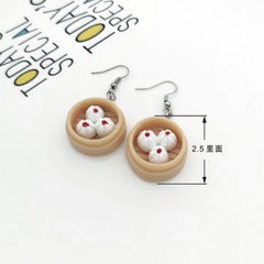 Personalized Xiaolongbao earrings - Nimall