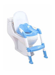 Portable and comfortable children's toilet seat with adjustable ladder LK086 - Nimall