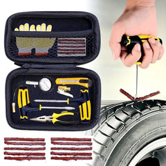 Professional Tire Repair Kit Portable Fit for Cars Fix Tool Set - Nimall