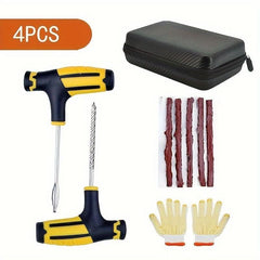 Professional Tire Repair Kit Portable Fit for Cars Fix Tool Set - Nimall