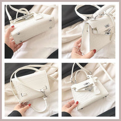 PU leather versatile crossbody simple shoulder bag AL261 - Nimall