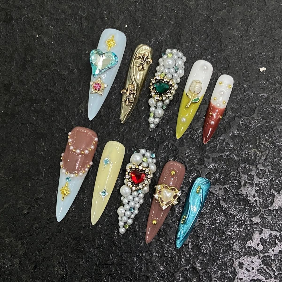 Pure hand - worn nail foreign trade nail piece nail patch fake nail nail piece - Nimall