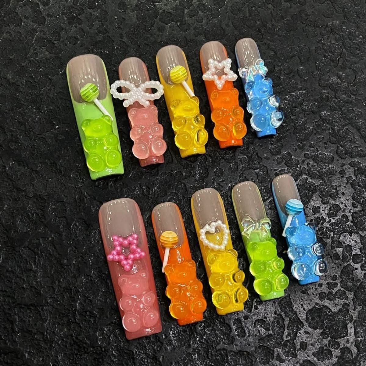 Pure hand - worn nail foreign trade nail piece nail patch fake nail nail piece - Nimall