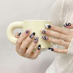 Purely handmade wear nail cross - eyed cat claw sweet cool cute wind removable nail nail patch finished product - Nimall