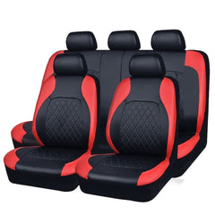 PVC Leather Universal Size Car Seat Cover 5 Seats Fit For Most Cars - Nimall