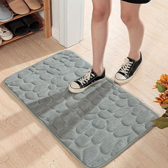 Quick - Dry Non - Slip Bath Mat with Pebble Design - Super Absorbent, Odorless for Bathroom, Kitchen, Laundry & Bedroom - Nimall