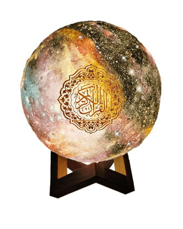 Quran 3D Starry Moon Light Quran Speaker Sq512 Multicolour AL002 - Nimall