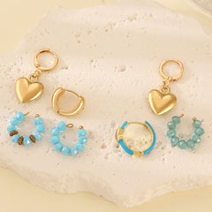 Retro fashion niche stud earrings ear buckles earbone clips earrings - Nimall